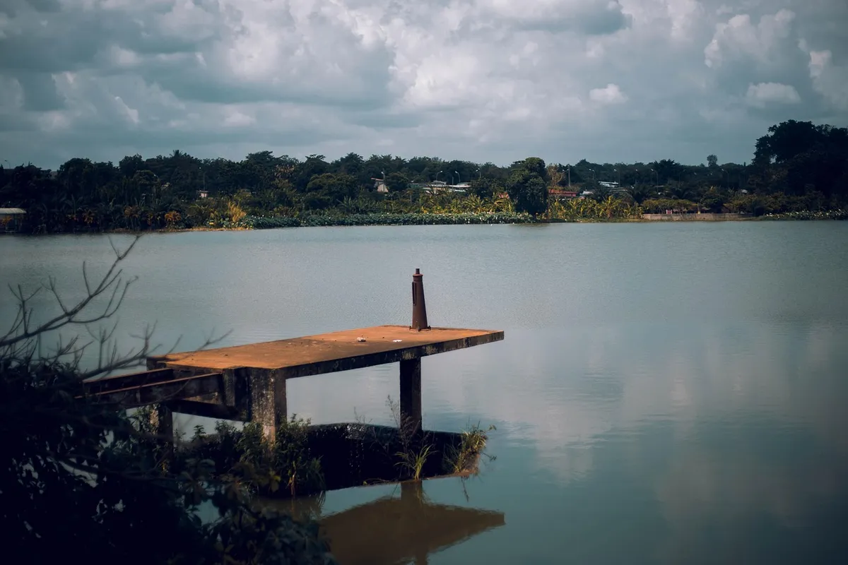 Un des lacs de Yamoussoukro