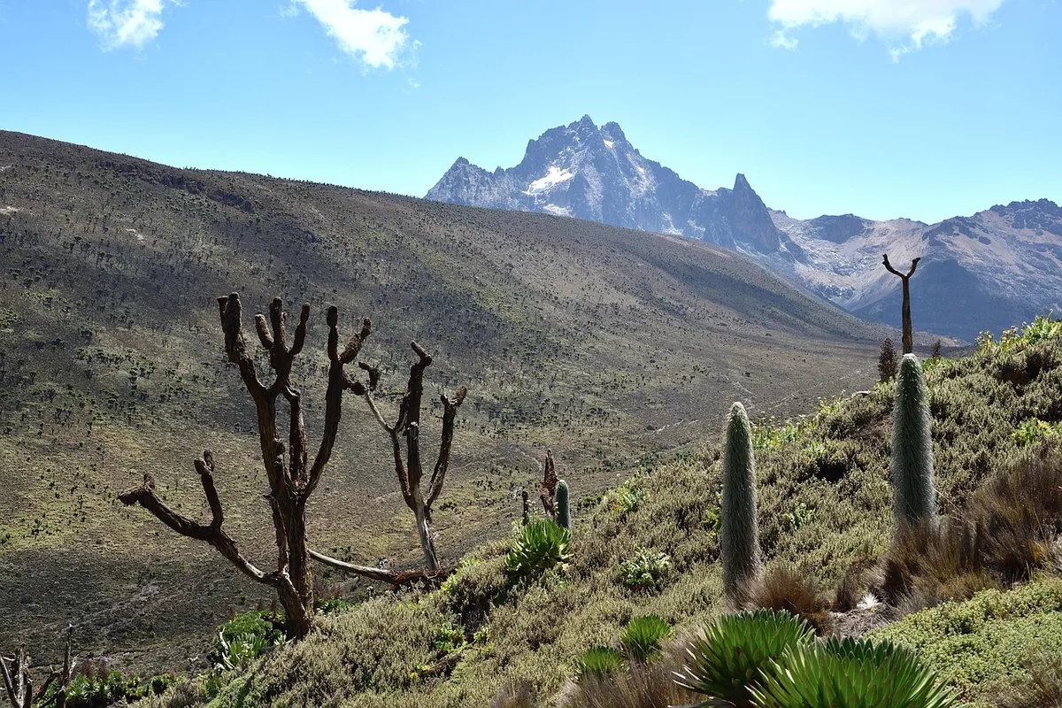 Le mont Kenya