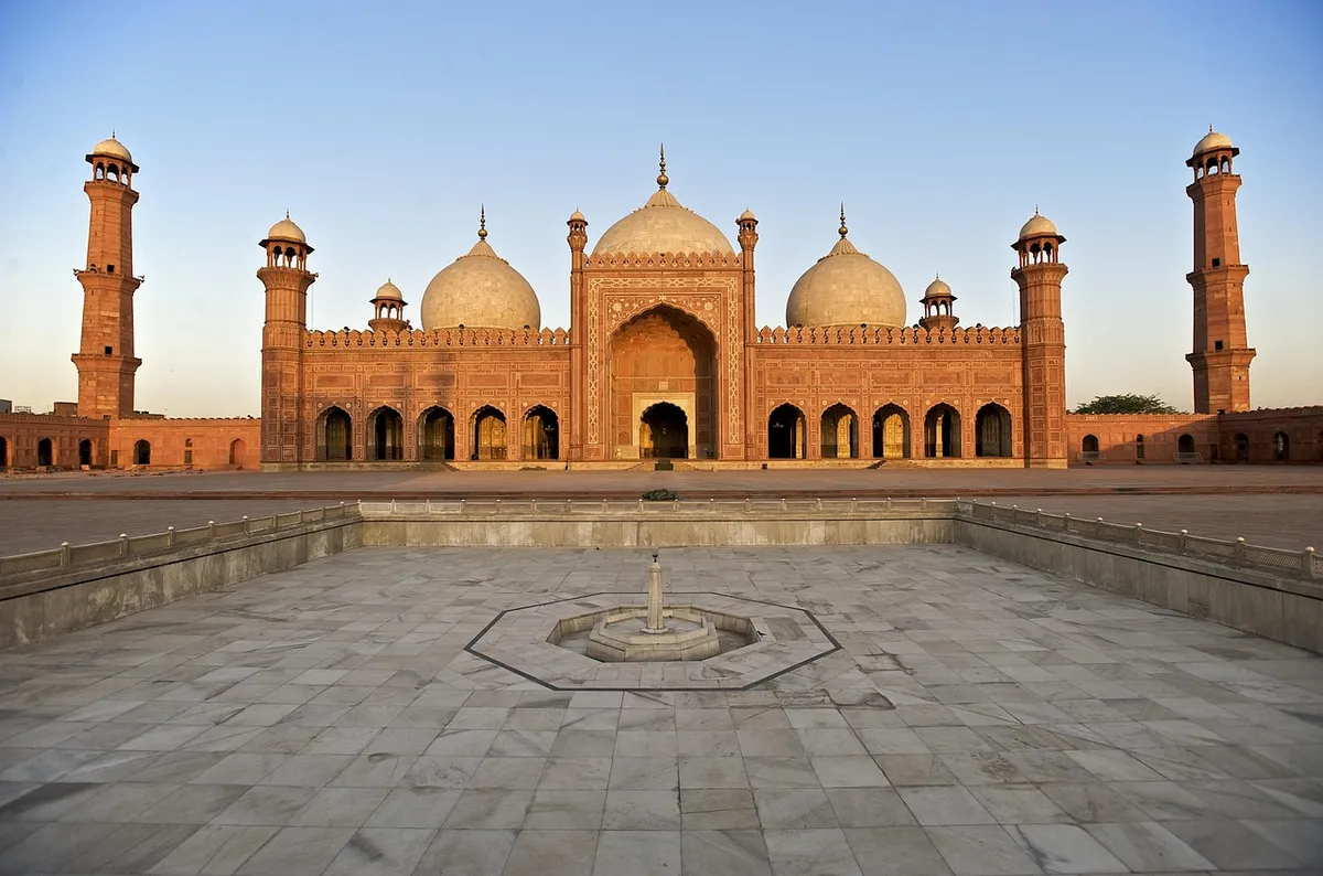 La mosquée Badshahi, à Lahore
