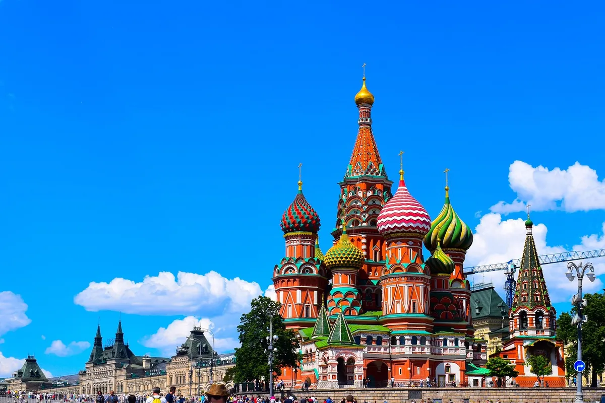La cathédrale Saint-Basile, à Moscou