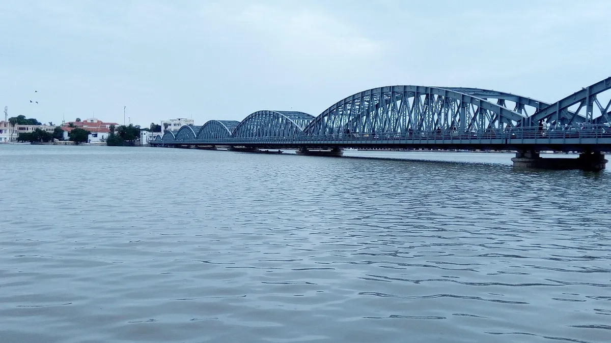 Le pont Faidherbe, à Saint-Louis