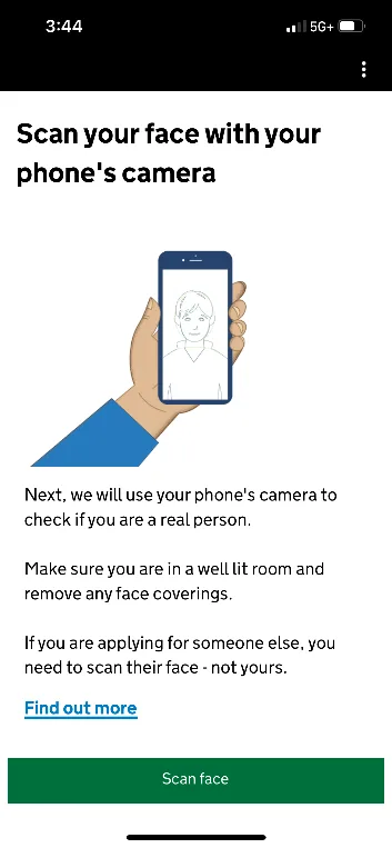 Instrucciones para el selfie