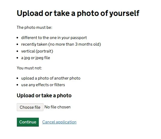 Sélectionnez le fichier de votre photo